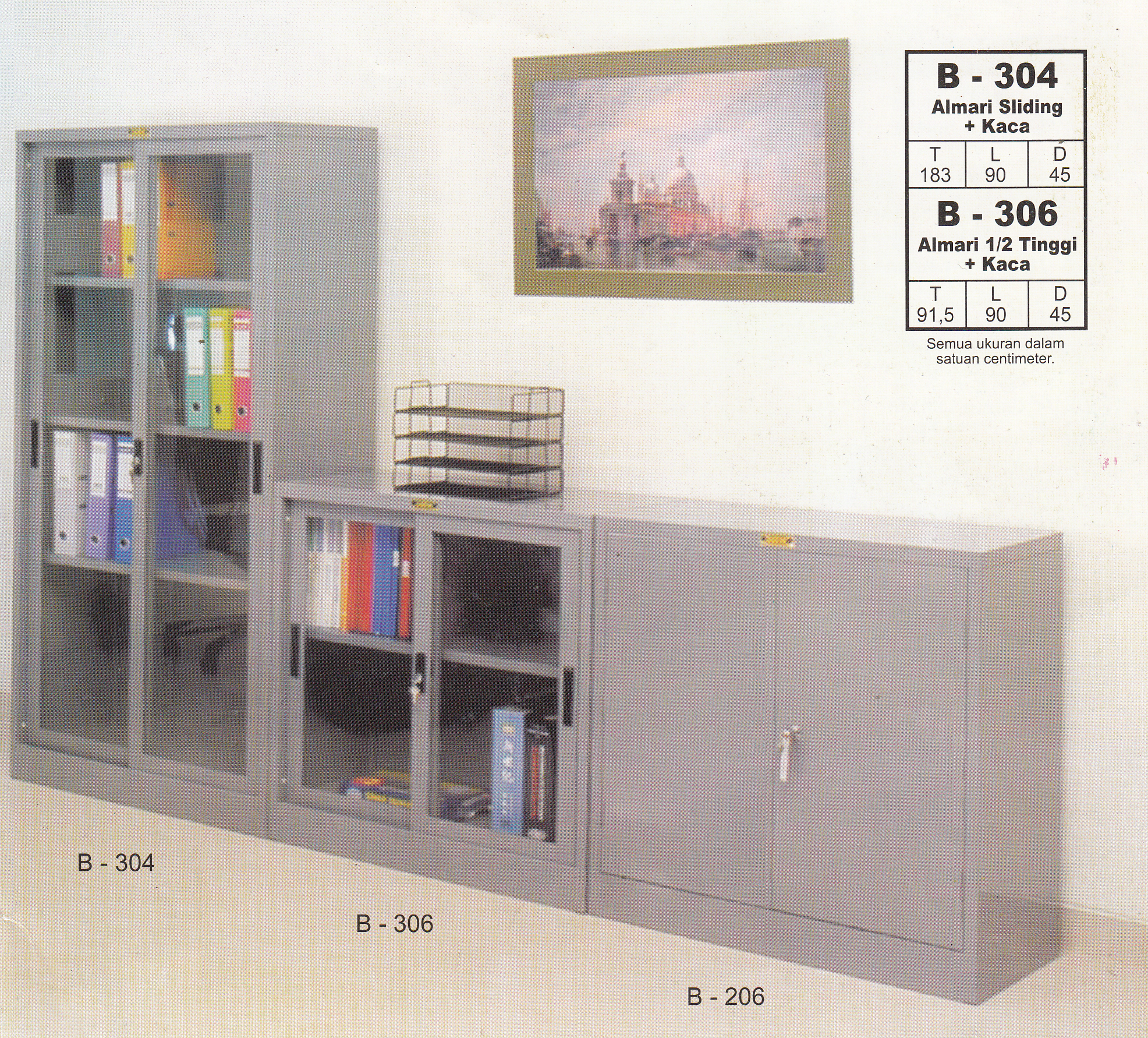 Lemari Sliding Glass