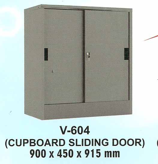 LEMARI SLIDING RENDAH PLAT - V 604